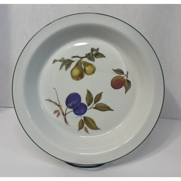 Royal Worcester Evesham Vale Pie Plate 10” England Vintage Bakeware - Picture 1 of 6